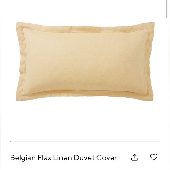 Pottery Barn Belgian Flax Linen Shams - Picture 1 of 5